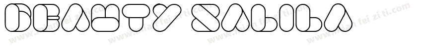 beauty salila字体转换